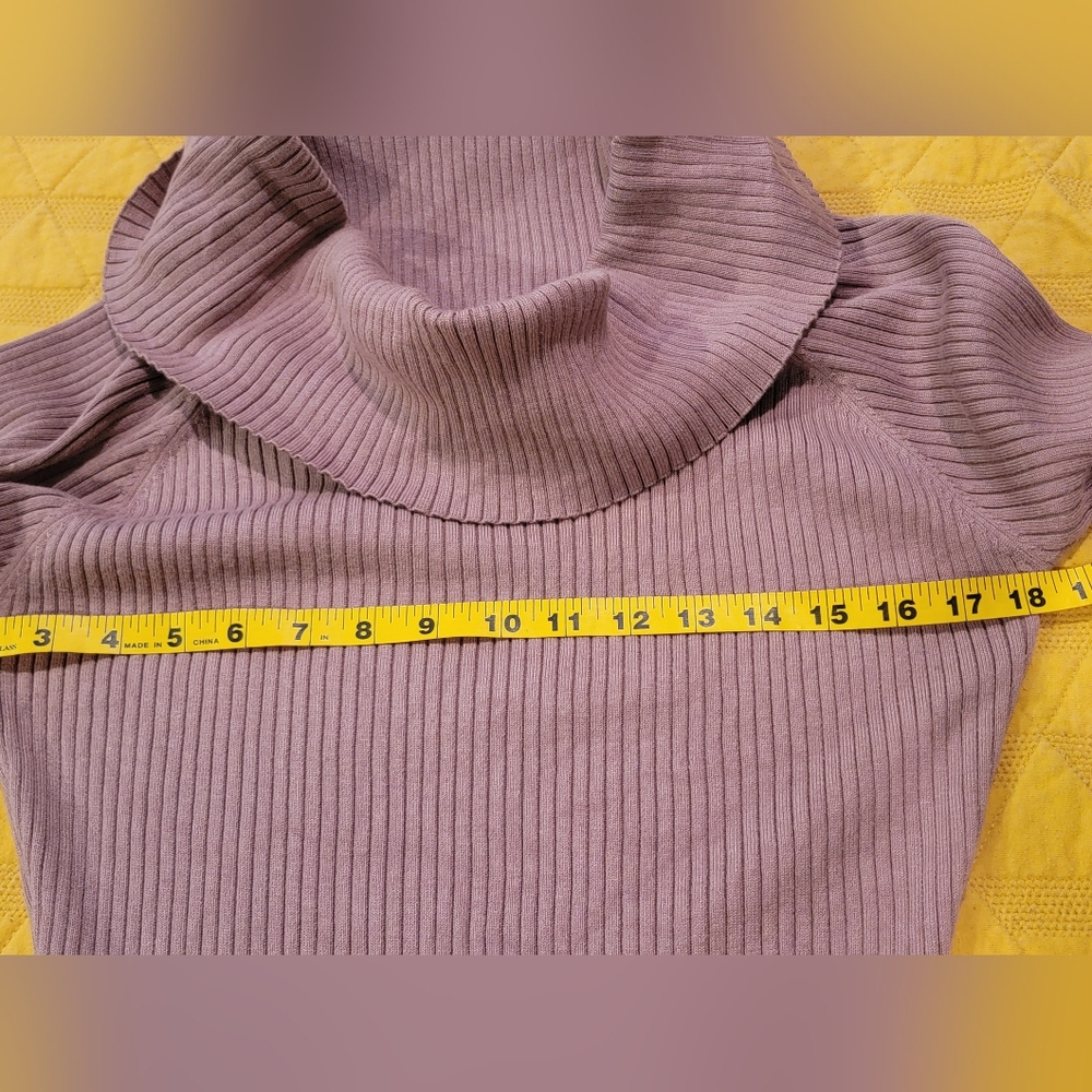 Cowlneck mini sweater dress or long shirt - Picture 7 of 10